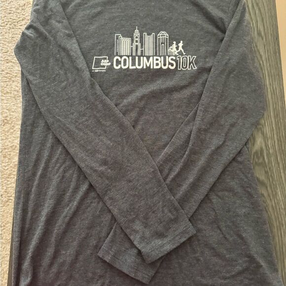Columbus 10K Gray Long Sleeve Shirt - Picture 1 of 4